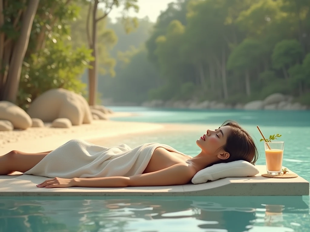 Abstracte stroming van beweging en rust na inspanning